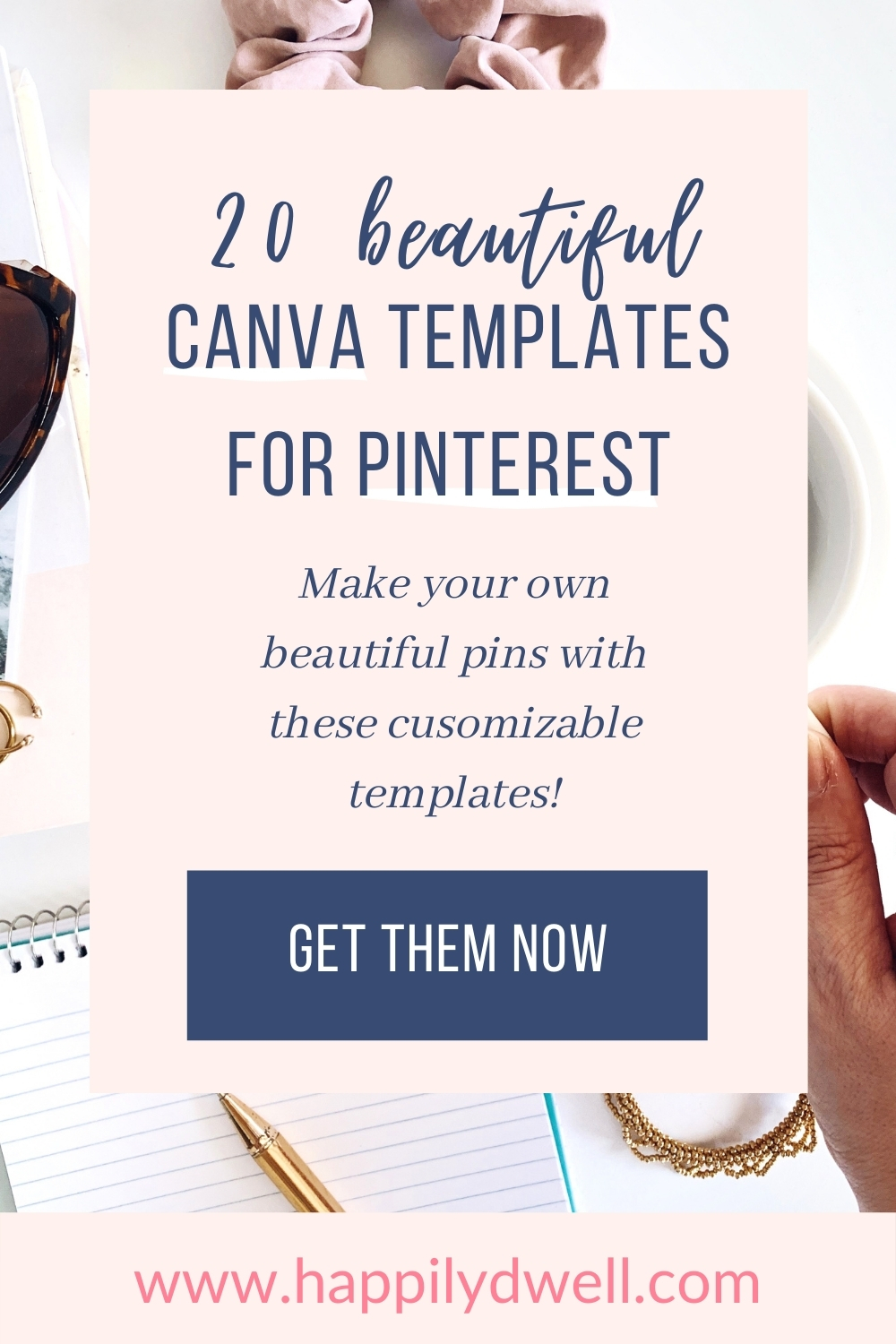 20 Beautiful Free Canva Templates for Pinterest